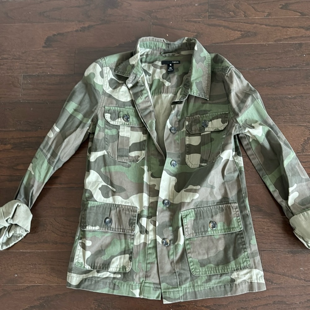 Aqua camo jacket